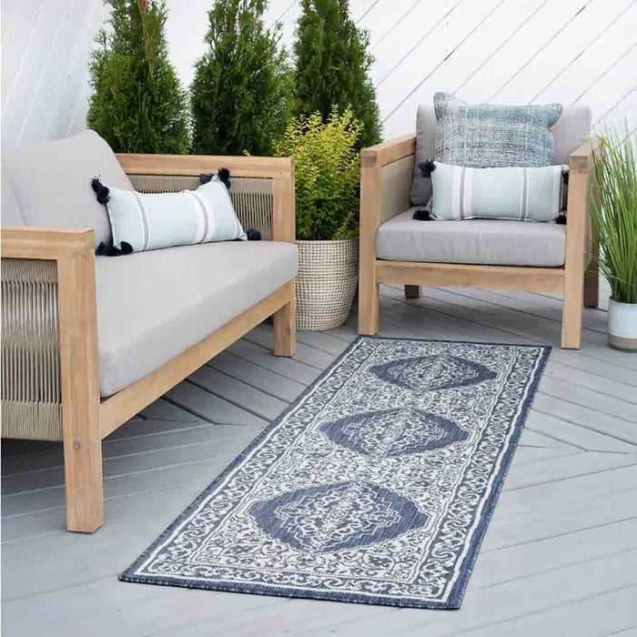 Tyse Area Rugs Eco 2'8"x9'11" Navy ECO1605