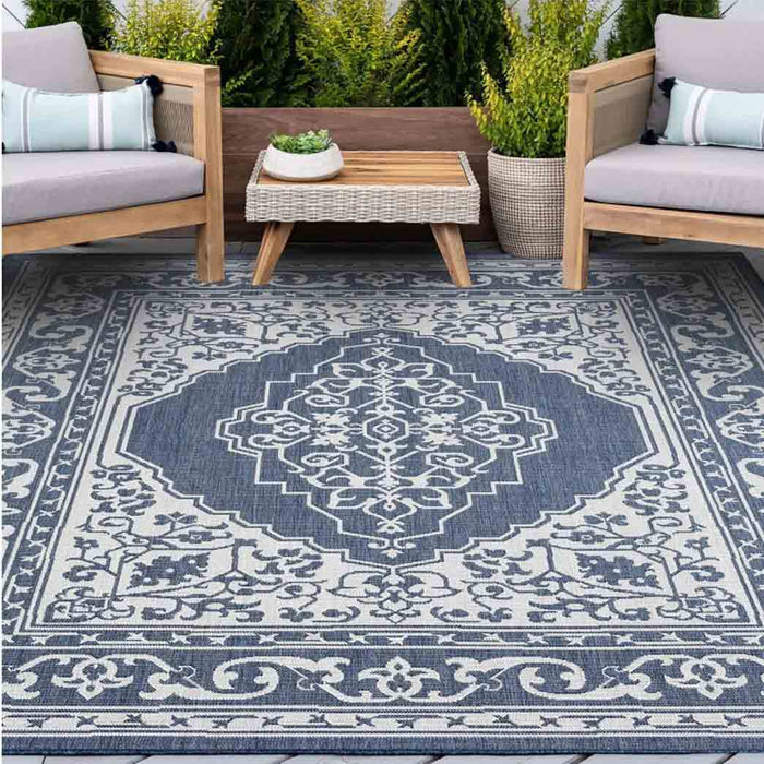 Tyse Area Rugs Eco 5'3"x7'3" Navy ECO1605