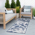 Tyse Area Rugs Eco 2'3"x7'3" Navy ECO1705