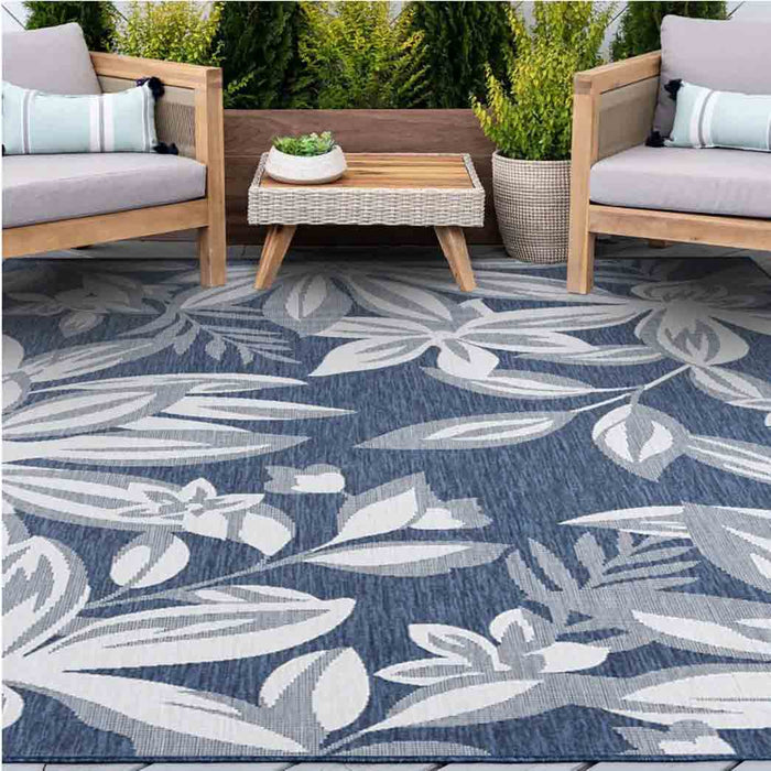 Tyse Area Rugs Eco 5'3"x7'3" Navy ECO1705