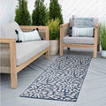Tyse Area Rugs Eco 2'3"x7'3" Navy ECO1905