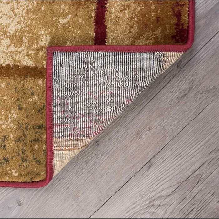 Tyse Area Rugs Festival Multi-Color FST8970 backing