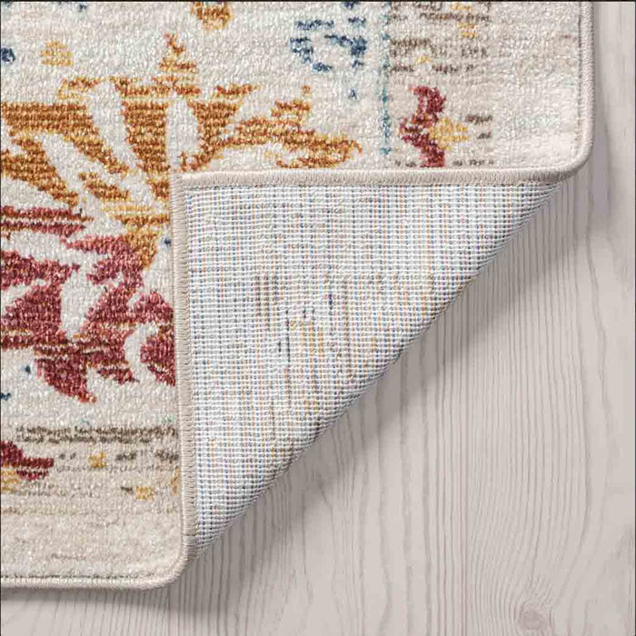 Tyse Area Rugs Garden Gray GRD6009 backing