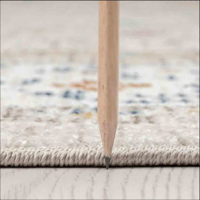 Tyse Area Rugs Garden Gray GRD6009 thick pic