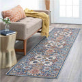 Tyse Area Rugs Garden 2'3"x7'7" Navy GRD6207