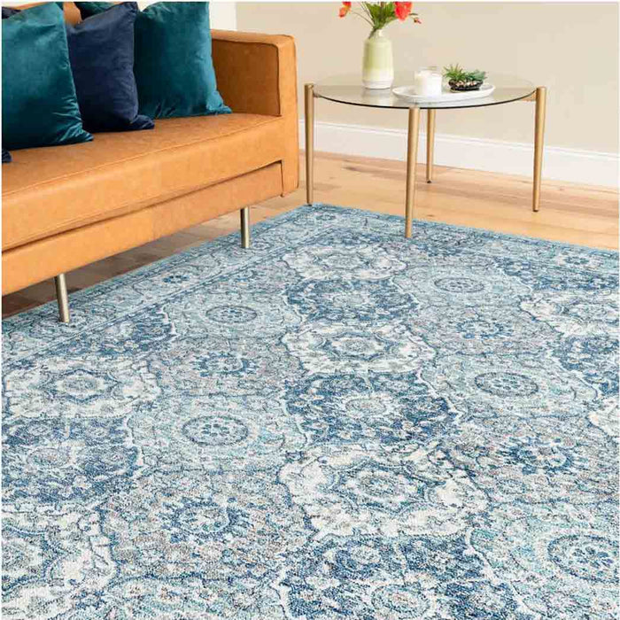 Tyse Area Rugs Garden 8'10"x12'2" Navy GRD6507