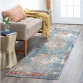 Tyse Area Rugs Garden 2'3"x7'7" Navy GRD6607