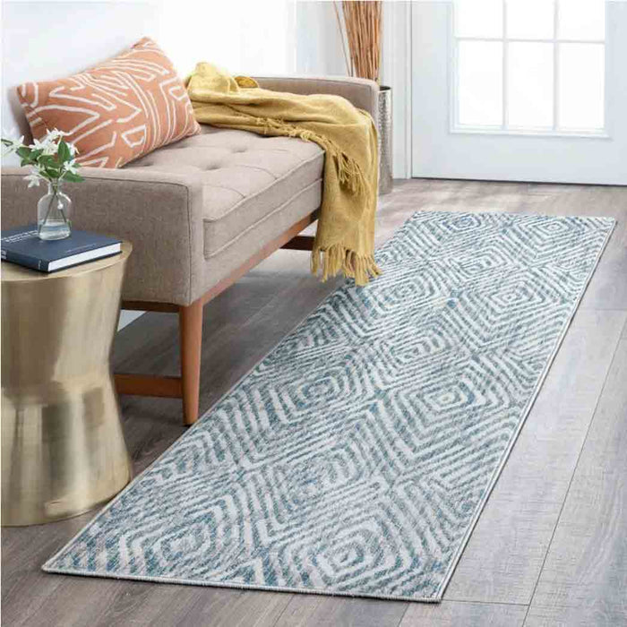 Tyse Area Rugs Garden 2'3"x7'7" Navy GRD6707