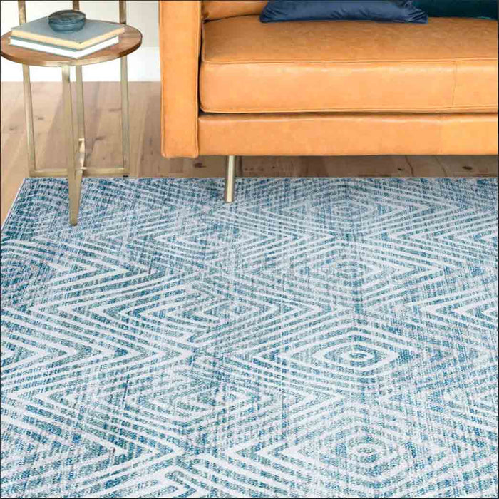 Tyse Area Rugs Garden 5'3"x7'7" Navy GRD6707