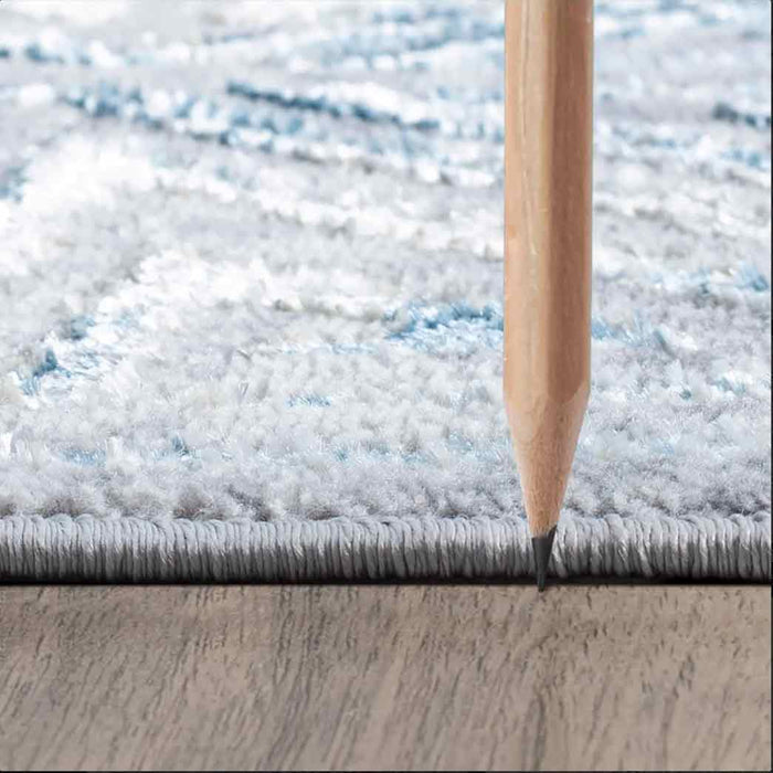 Tyse Area Rugs Grace Blue GRC1006 thick pic