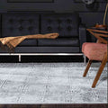 Tyse Area Rugs Grace Gray GRC1009 5'3"x7'3"