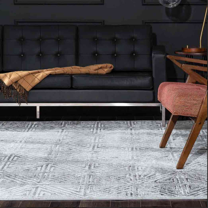 Tyse Area Rugs Grace Gray GRC1009 5'3"x7'3"