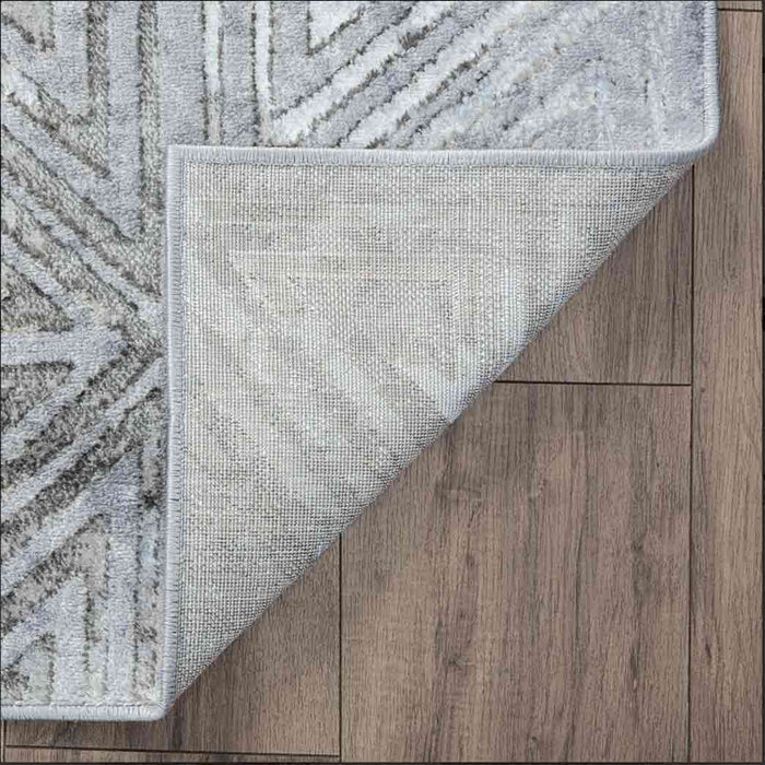 Tyse Area Rugs Grace Gray GRC1009  backing