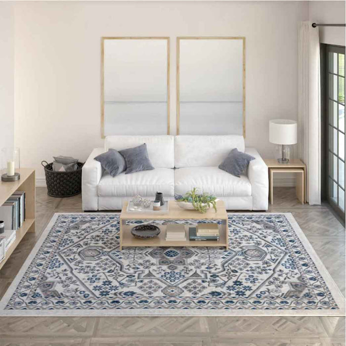 Tyse Area Rugs Hampton 3'11"x5'3" Cream HMP4017