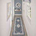 Tyse Area Rugs Hampton 2'3"x7'3" Gray HMP3909