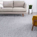 Tyse Area Rugs Heavenly Shag 7'11"x10'3" Silver HEA1010