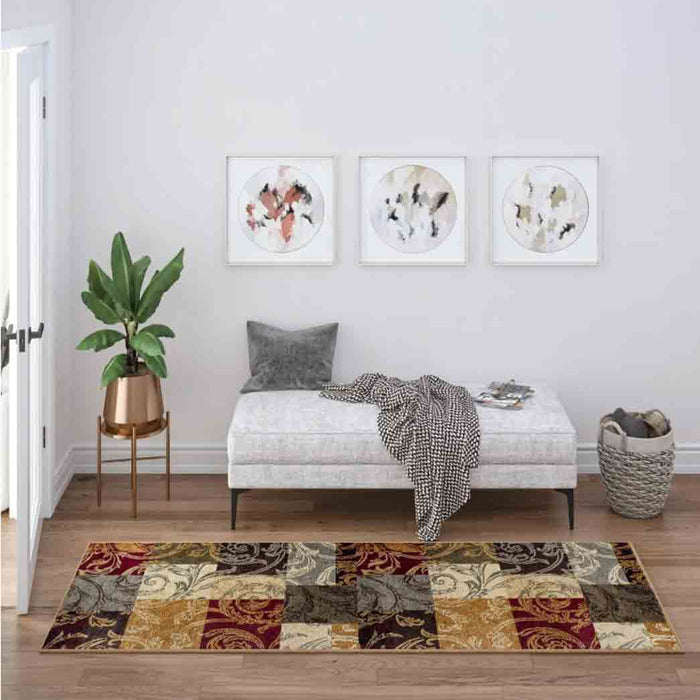 Tyse Area Rugs Impressions 2'7"x7'3" Multi-Color IMP7710