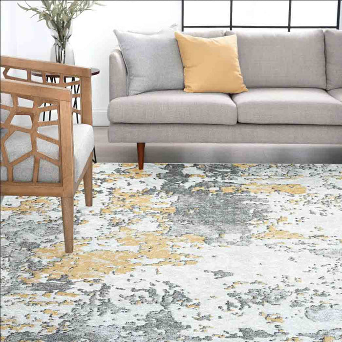 Tyse Area Rugs Jaize 7'11"x10'3" Gold JZE1011