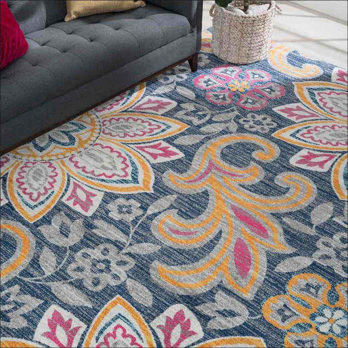 Tyse Area Rugs Jasmine Pink JSM4342 7'10"x10'3"