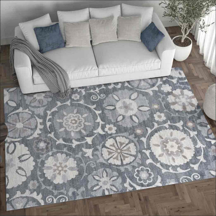 Tyse Area Rugs Madison 7'10"x10'3" Gray MDN3109
