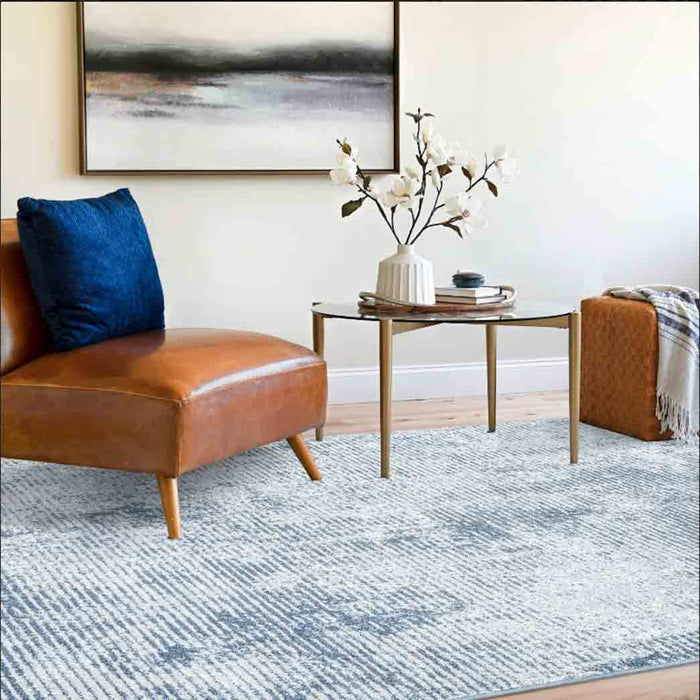 Tyse Area Rugs Maya 5'3"x7'3" Blue MAY1006