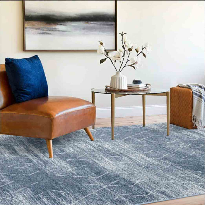 Tyse Area Rugs Maya 5'3"x7'3" Blue MAY1306