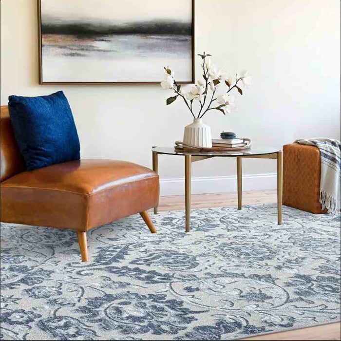 Tyse Area Rugs Maya 5'3"x7'3" Blue MAY1406
