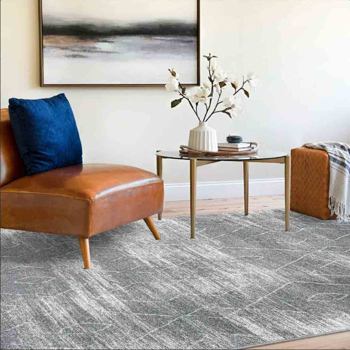 Tyse Area Rugs Maya 5'3"x7'3" Gray MAY1309