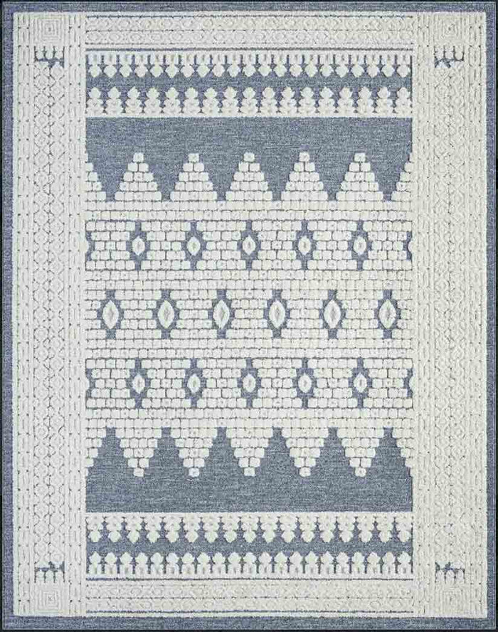 Tyse Area Rugs Monaco Blue MNC1006