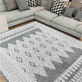 Tyse Area Rugs Monaco 5'3"x7'3" Gray MNC1009