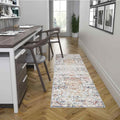 Tyse Area Rugs Reina 2'3"x7'3" Navy REI1400