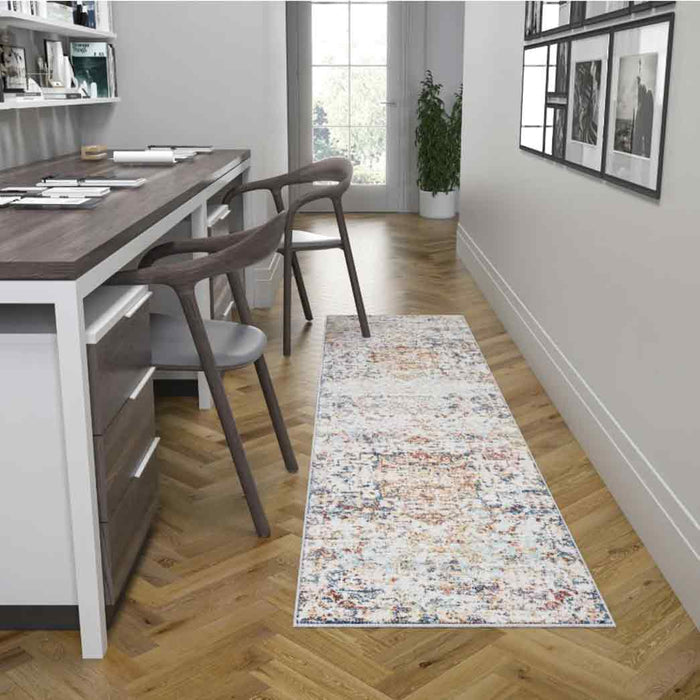 Tyse Area Rugs Reina 2'3"x7'3" Navy REI1400