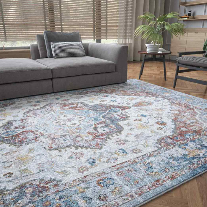 Tyse Area Rugs Reina 5'3"x7'3" Navy REI1400