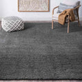 Tyse Area Rugs Soho Shag Gray SOH1301 5'3"x7'3"