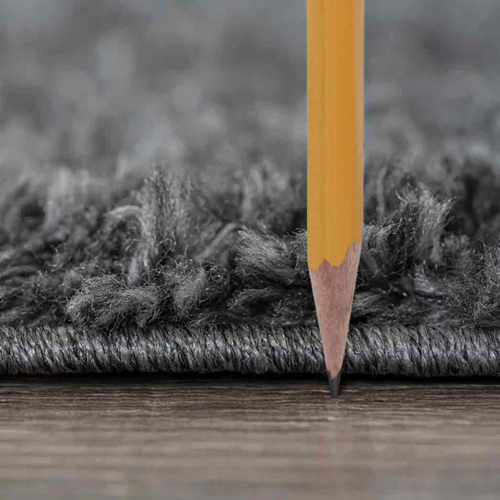 Tyse Area Rugs Soho Shag Gray thick pic