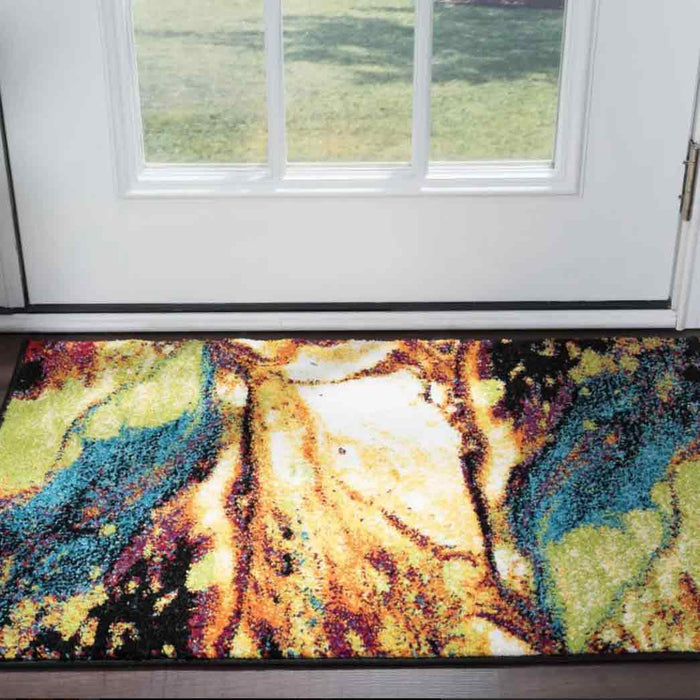 Tyse Area Rugs Symphony 2'x3' Multi-Color SMP1004