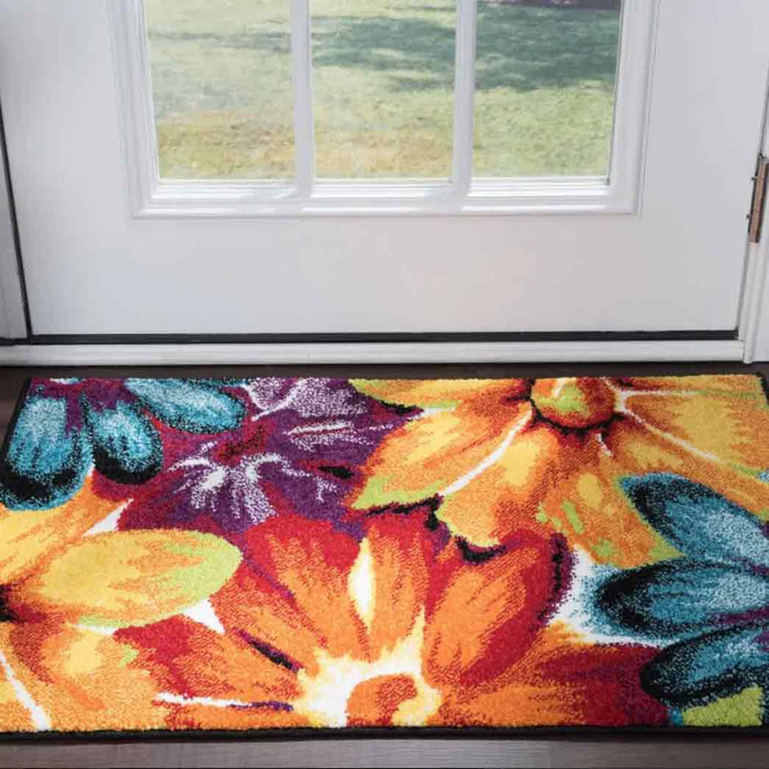 Tyse Area Rugs Symphony 2'x3' Multi-Color SMP1005