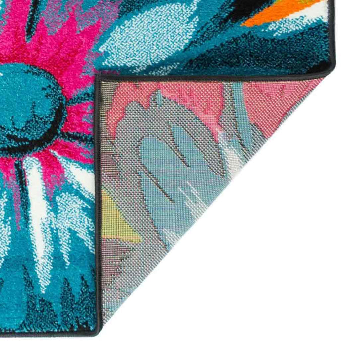 Tyse Area Rugs Symphony Multi-Color SMP1005 backing