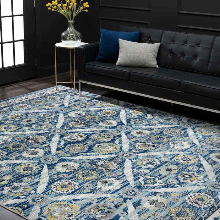 Tyse Area Rugs Timeless 5'3"x7'3" Blue TML1502