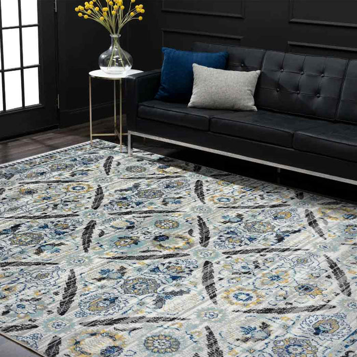 Tyse Area Rugs Timeless 5'3"x7'3" Cream TML1517