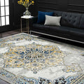 Tyse Area Rugs Timeless 5'3"x7'3" Cream TML1617