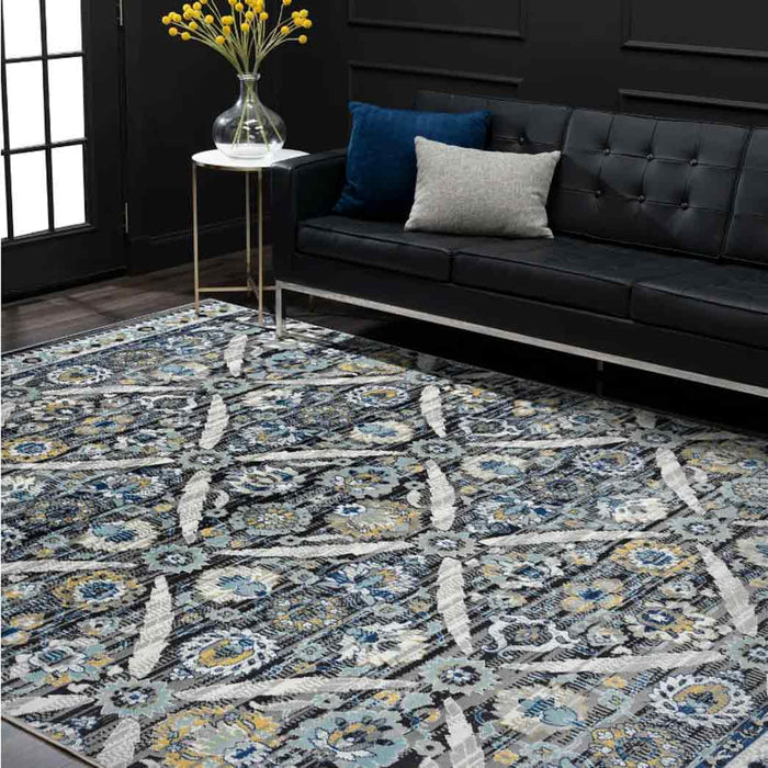 Tyse Area Rugs Timeless 5'3"x7'3" Gray TML1508