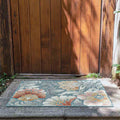 Tyse Area Rugs Tropic 1'11"x3' Aqua TRP1435
