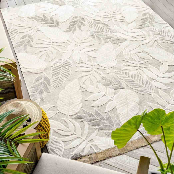 Tyse Area Rugs Tropic 7'7"x10'3" Gray TRP1109