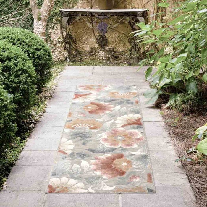 Tyse Area Rugs Tropic 2'2"x7'3" Gray TRP1409