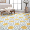 Tyse Area Rugs Uptown Shag 5'3"x7'3" Gold UPT1010