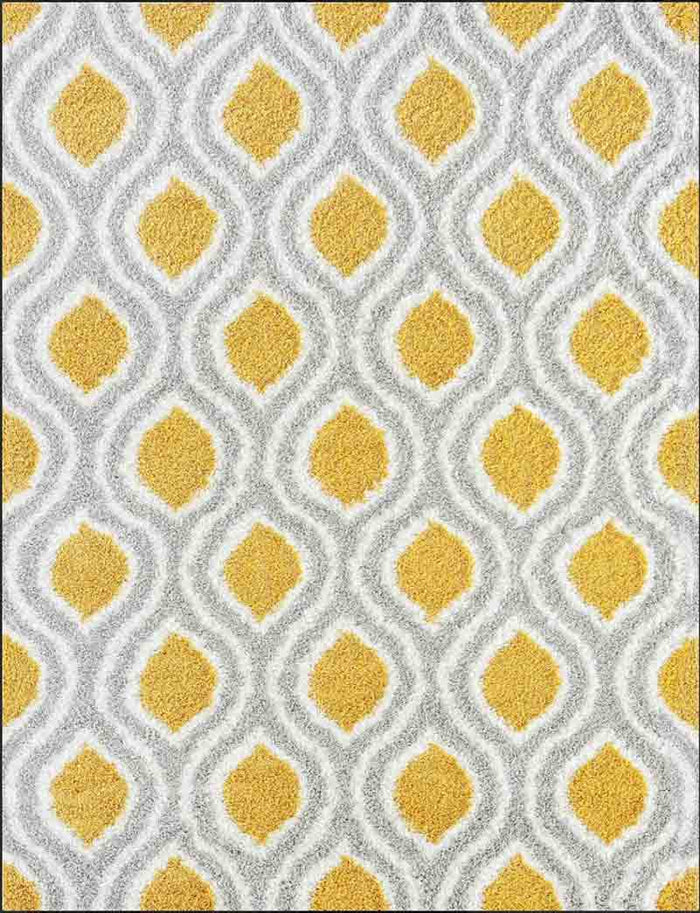 Tyse Area Rugs Uptown Shag Gold UPT1010