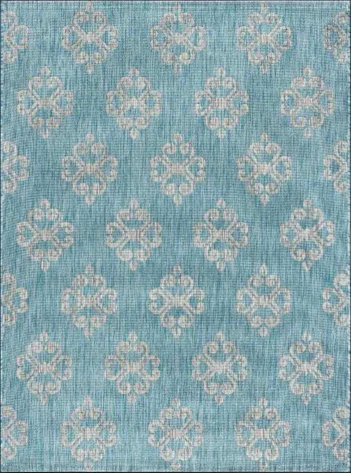 Tyse Area Rugs Veranda Aqua VND1519