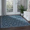 Tyse Area Rugs Veranda 5'3"x7'3" Indigo VND1614