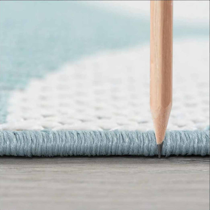 Tyse Area Rugs Vista Aqua VIS1015 thick pic